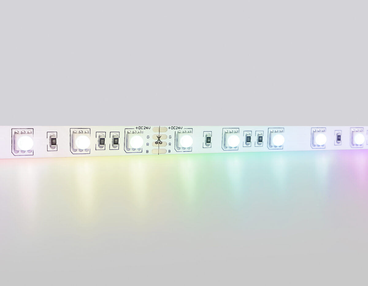 GS4302_mode0__1_-1 GS4302 5050 60Led/ 14.4W m/ 24V IP20 RGB/ 5000*10*1.87mm (4 конт.) — изображение 1