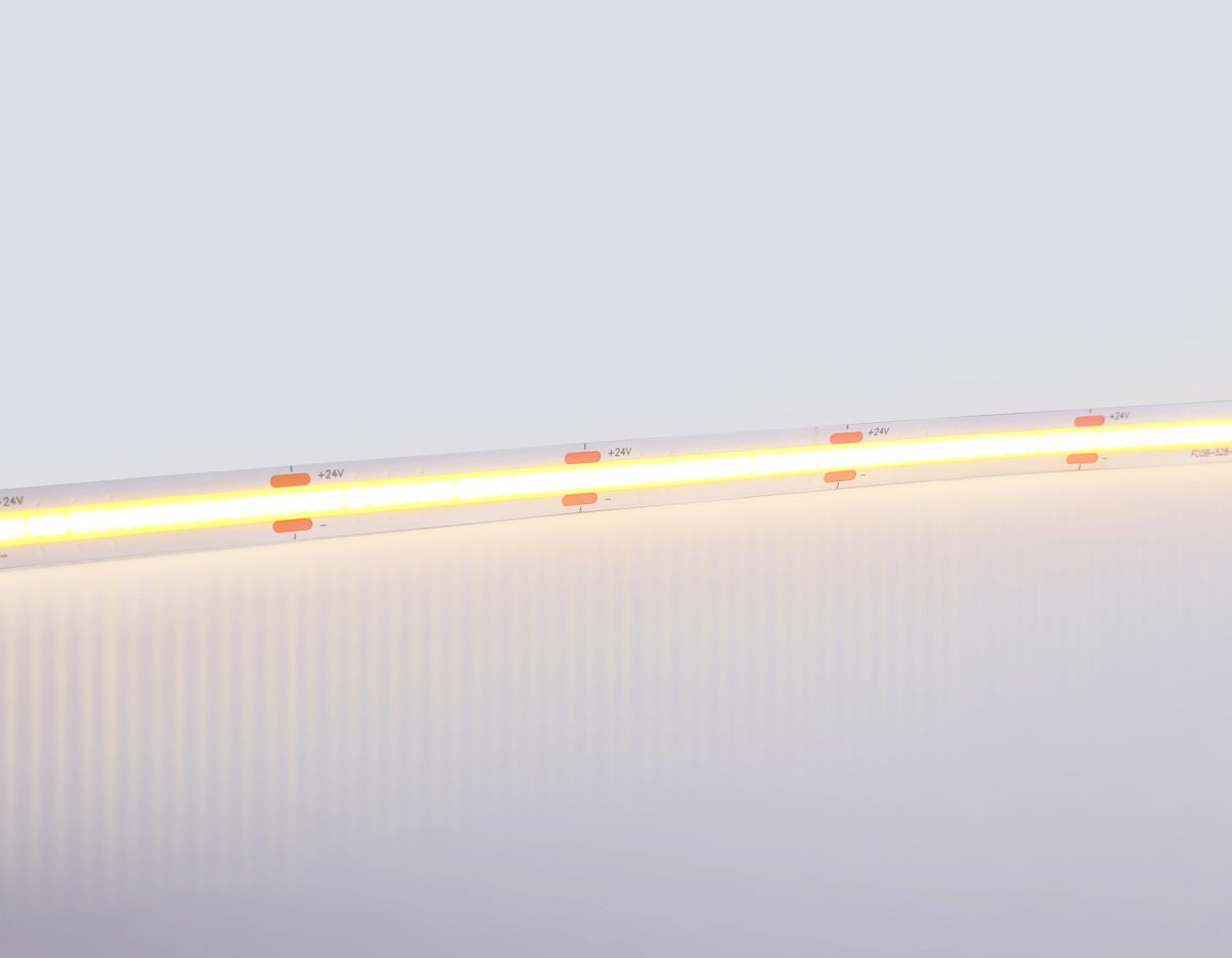 GS4751 COB 528Led/14W m/ 24V IP20 3000K/ 5m*10mm*2mm (2 конт.) — изображение 1