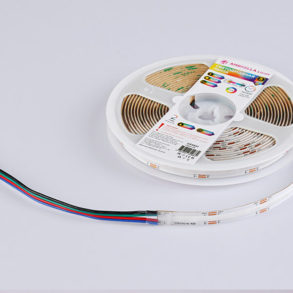 GS4951 COB 576Led/ 14W m/ 24V IP20 RGB/ 5m*10mm*3mm (4 конт.)