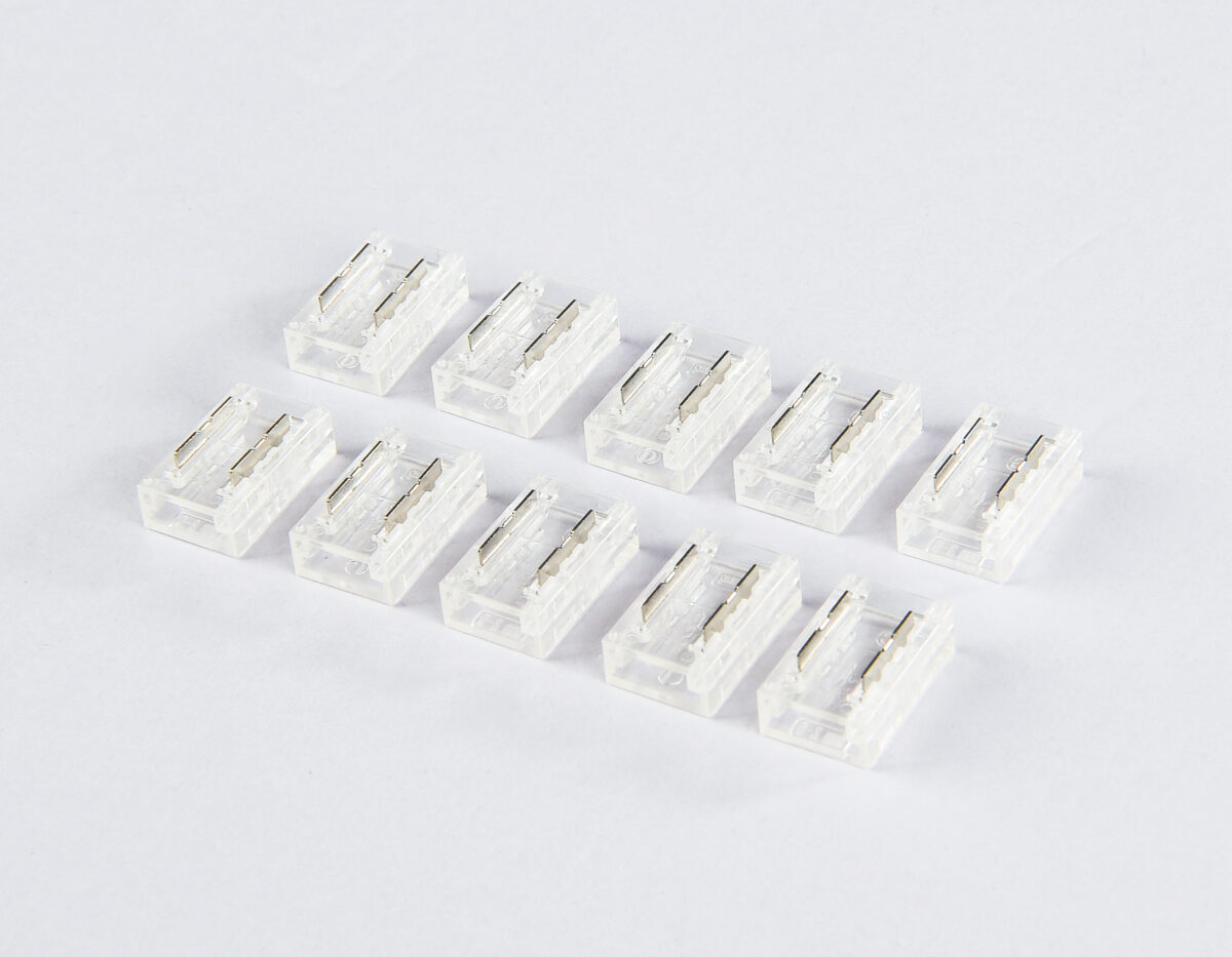 GS6351 Соединитель прямой COB 12/24V для лент 8mm (2 конт.) (10шт) — изображение 1