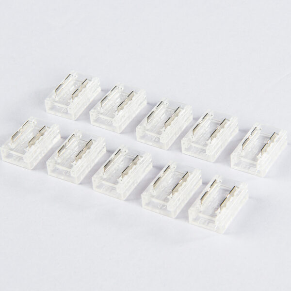 GS6351 Соединитель прямой COB 12/24V для лент 8mm (2 конт.) (10шт)