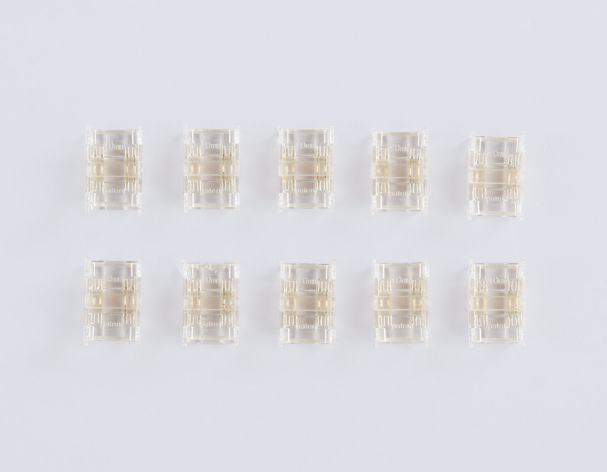 GS6371 Соединитель прямой COB RGB 12/24V для лент 10mm (4 конт.) (10шт) — изображение 2