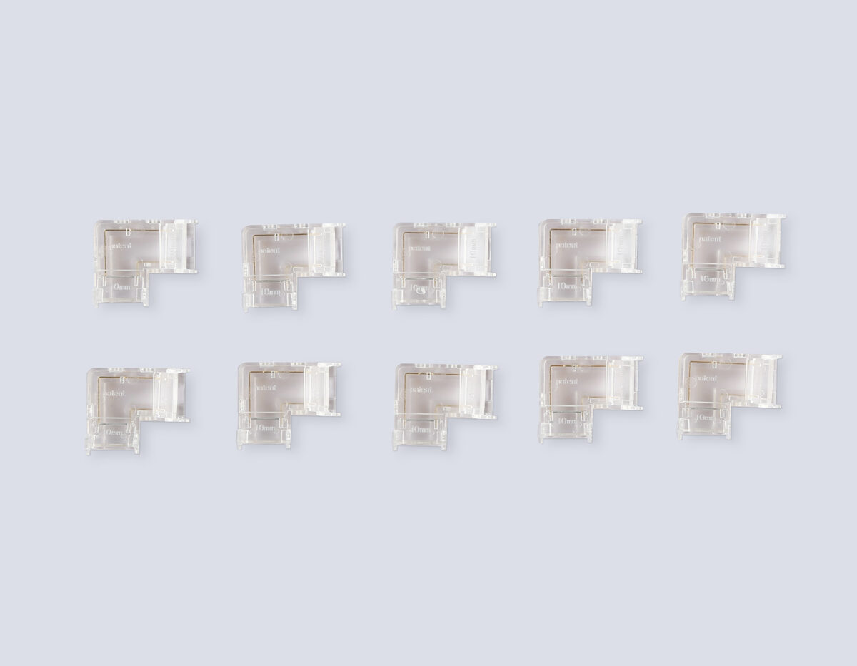 GS6861 Соединитель угловой COB 12/24V для лент 10mm (2 конт.) (10шт) — изображение 2