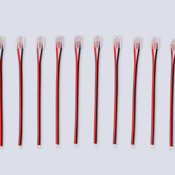 GS7375 Соединитель гибкий односторонний COB 12/24V для лент 8/10mm (2 конт.) (10шт)