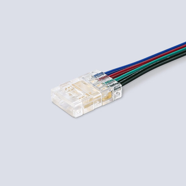 GS7411 Соединитель гибкий односторонний COB RGB 12/24V для лент 10mm (4 конт.) (5шт)