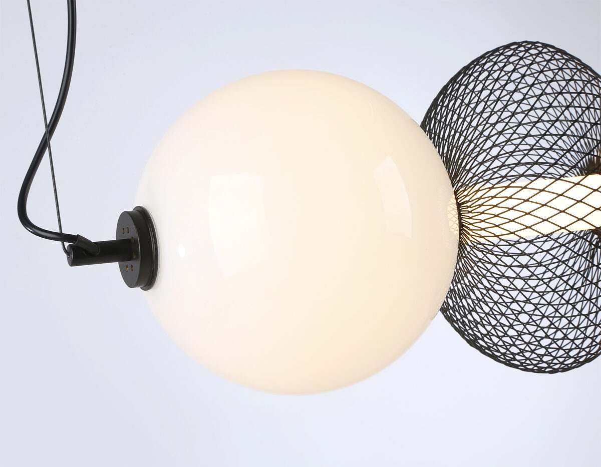 LH11010 BK/FR черный/белый матовый 32W 3000K 915*220*220 — изображение 4