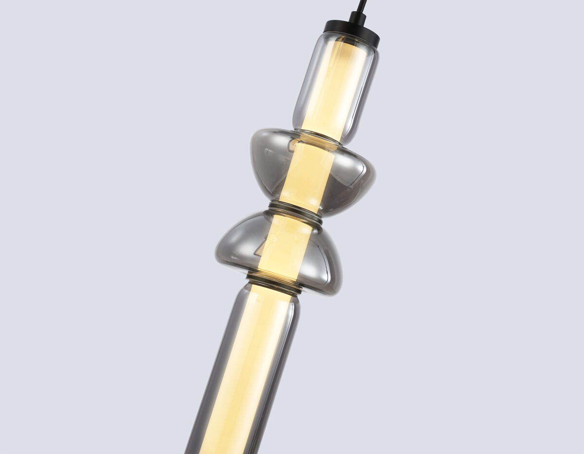 LH11026/3 BK/SM черный/дымчатый 40W 3000K D380*1720 — изображение 4