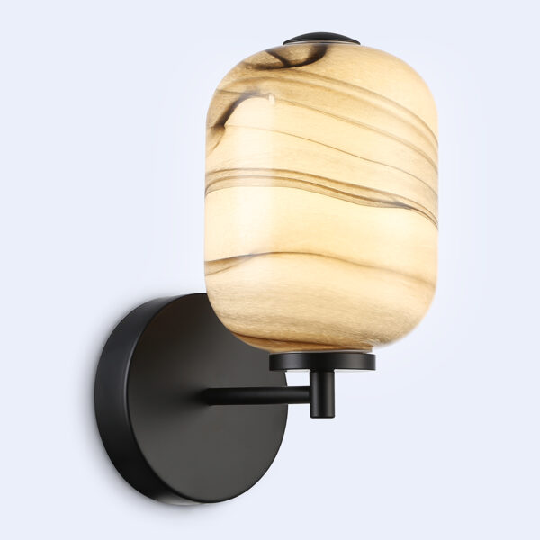 LH11039 BK/MG черный/мраморно-серый 8W 3000K 150*220*300