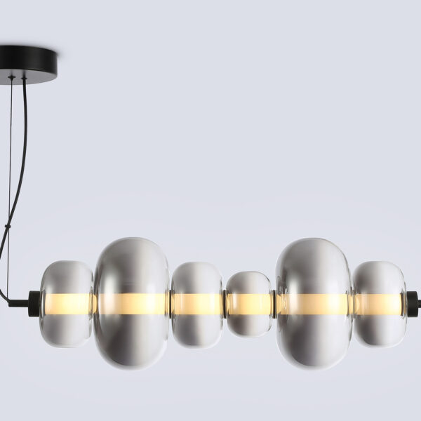 LH11072 BK/SM черный/дымчатый 36W 3000K 745*230*230