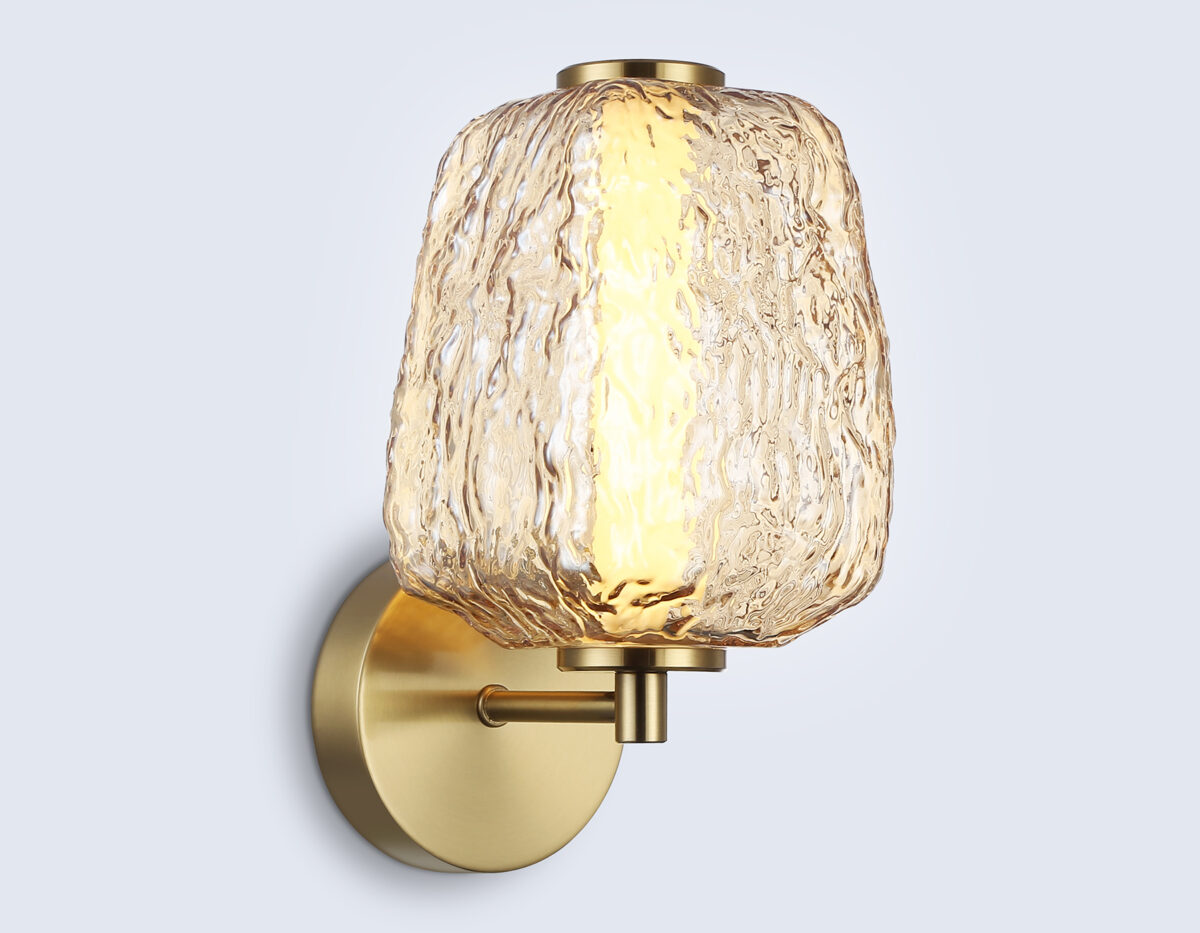 LH30108 SB/TI бронза/янтарь 8W 3000K 140*190*285 — изображение 1