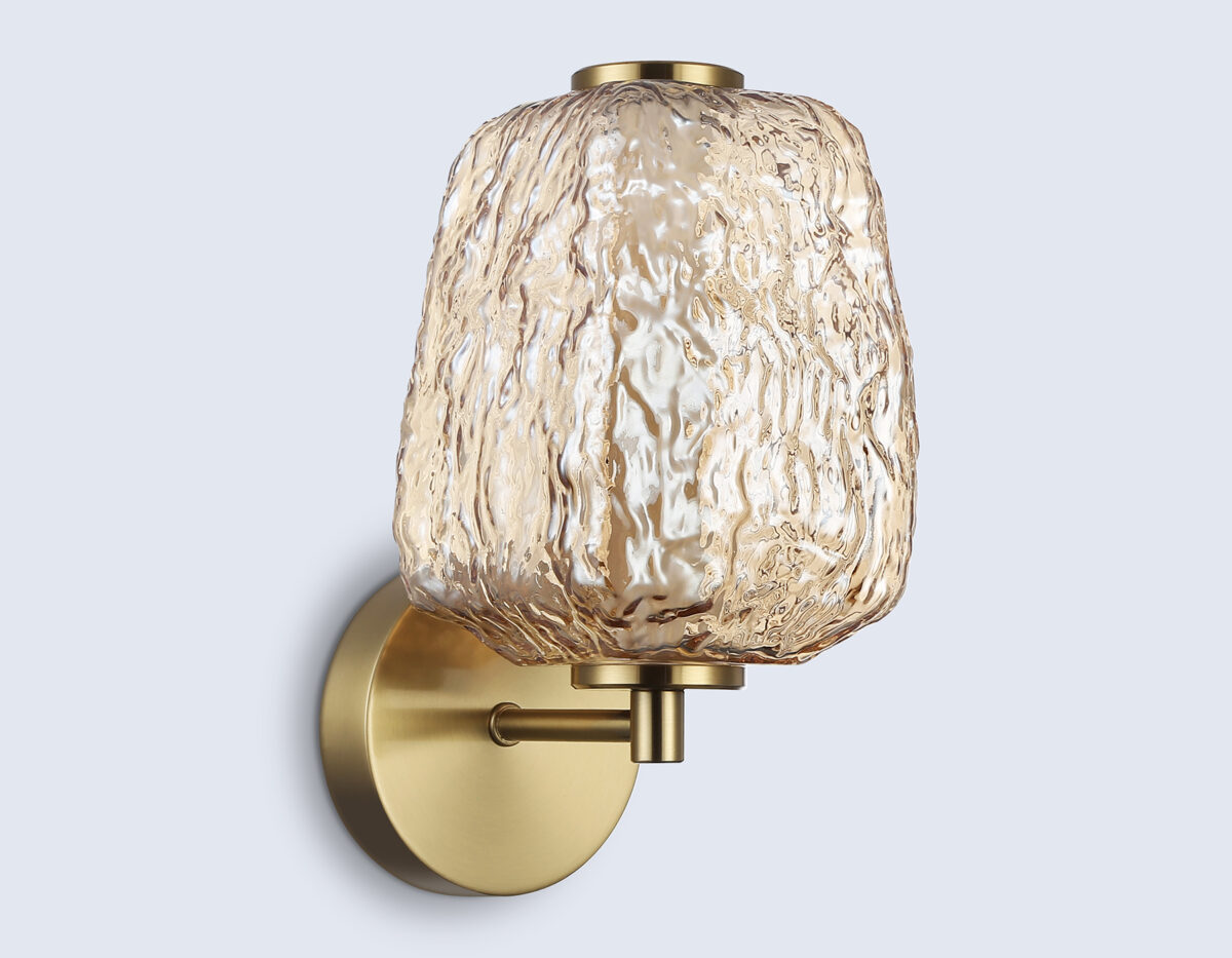 LH30108 SB/TI бронза/янтарь 8W 3000K 140*190*285 — изображение 3