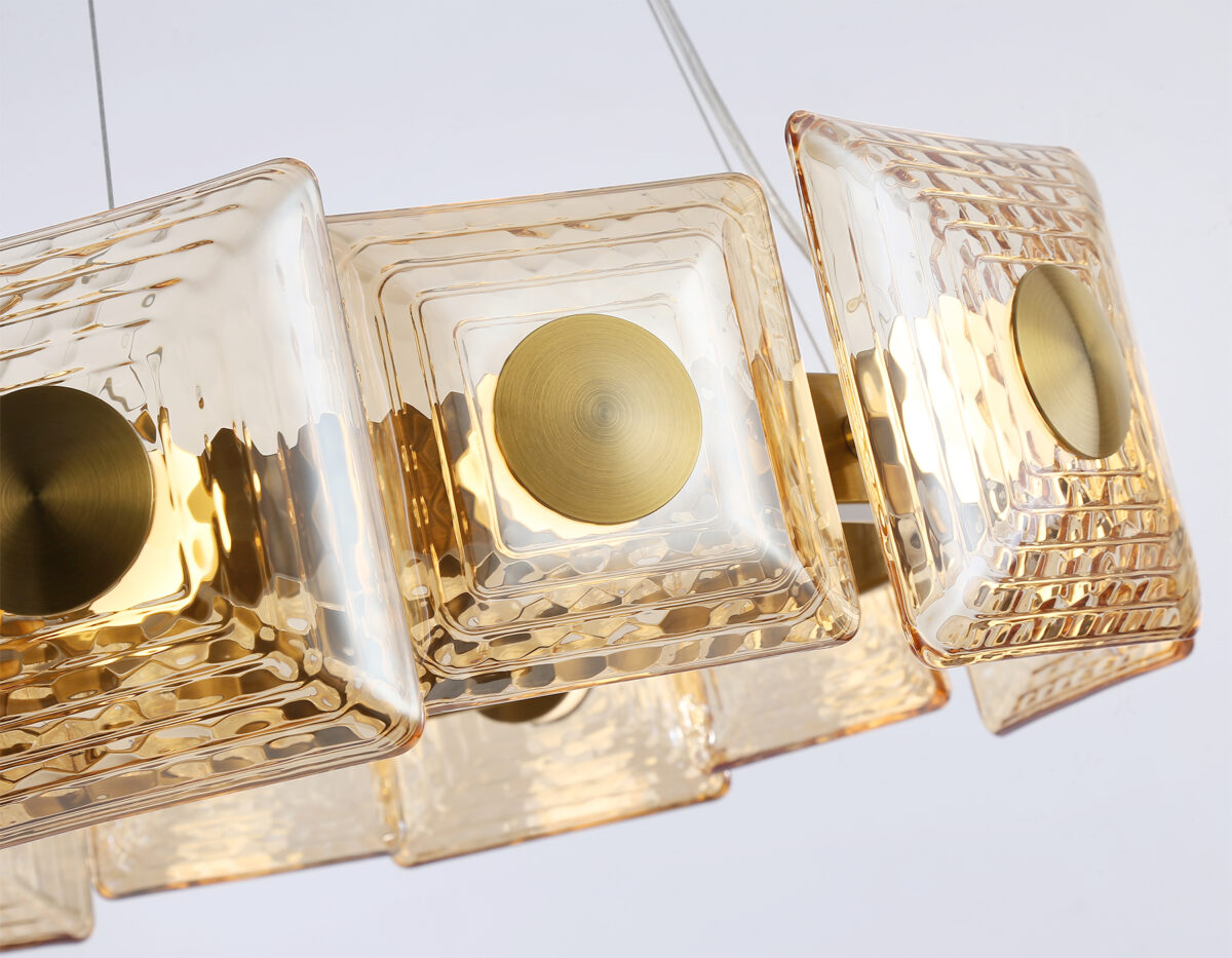 LH31021 BS/TI латунь/янтарь 56W 3000K D570*150 — изображение 4