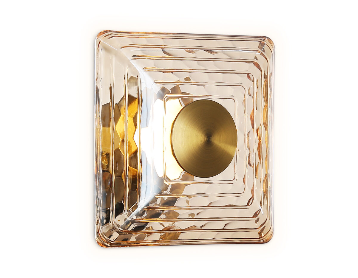 LH31035 BS/TI латунь/янтарь 6W 3000K 150*150*85 — изображение 7