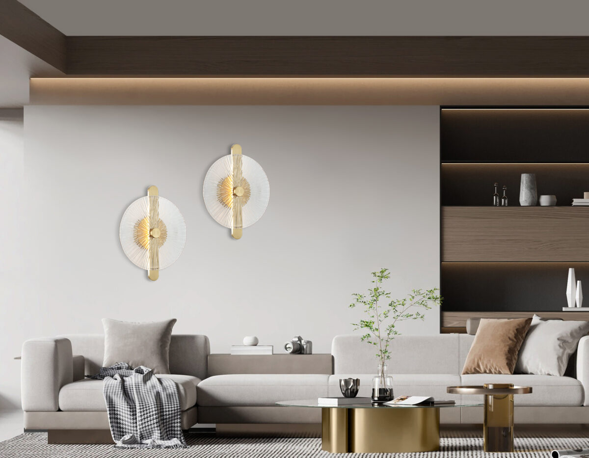 LH31143 BS/CL латунь/прозрачный 13W 3000K 280*70*350 — изображение 8