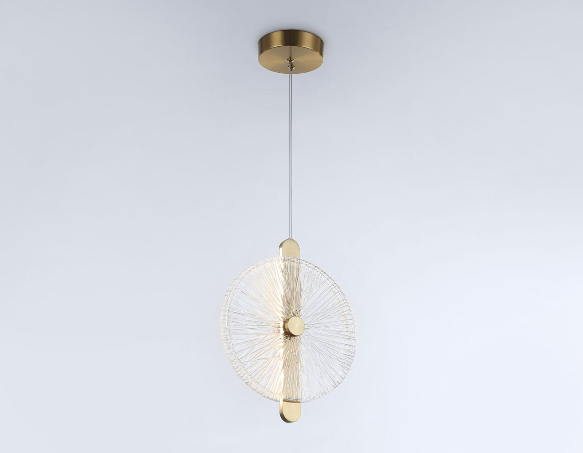 LH31147 BS/CL латунь/прозрачный 13W 3000K 280*60*350 — изображение 4