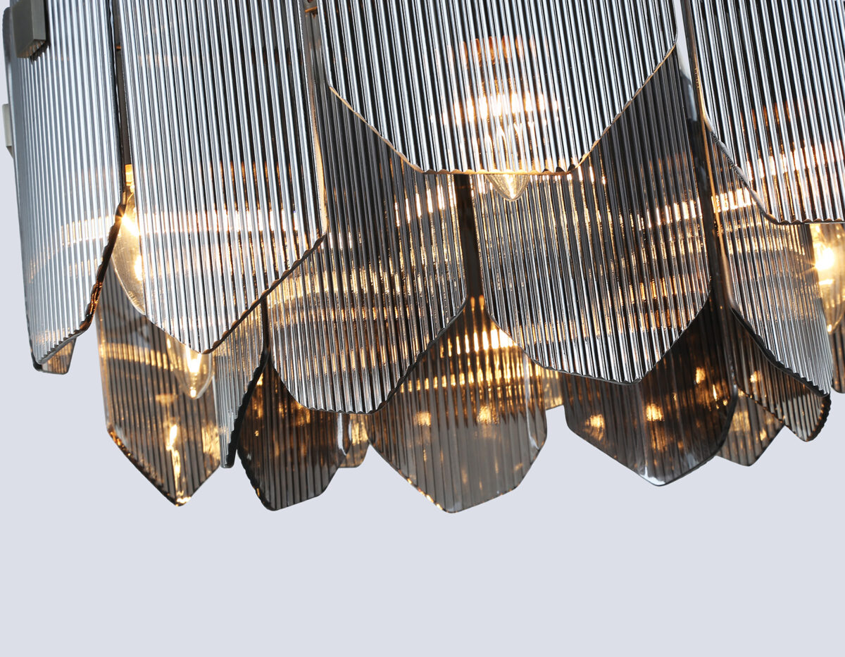 LH31201/6 SN/SM сатин никель/дымчатый E14*6 max 40W D510*270 — изображение 5