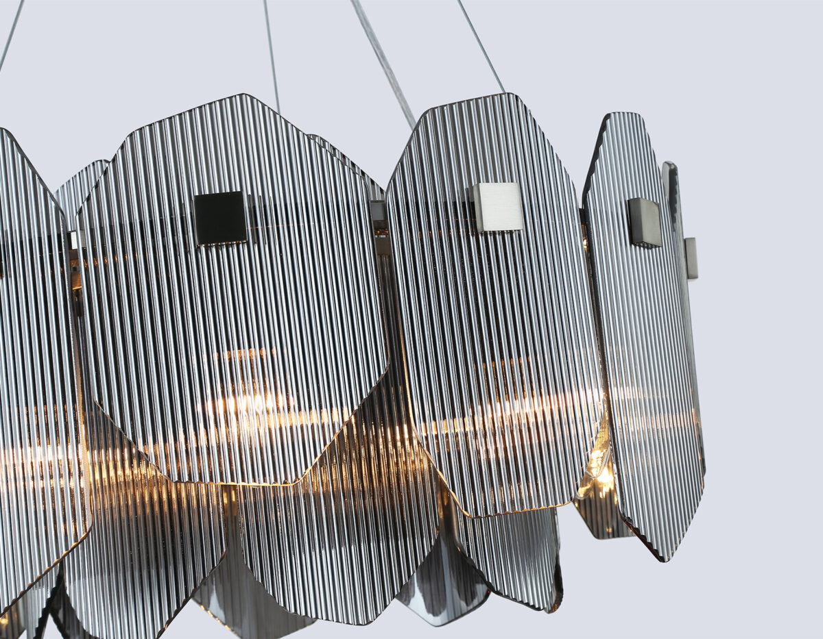 LH31201/6 SN/SM сатин никель/дымчатый E14*6 max 40W D510*270 — изображение 6