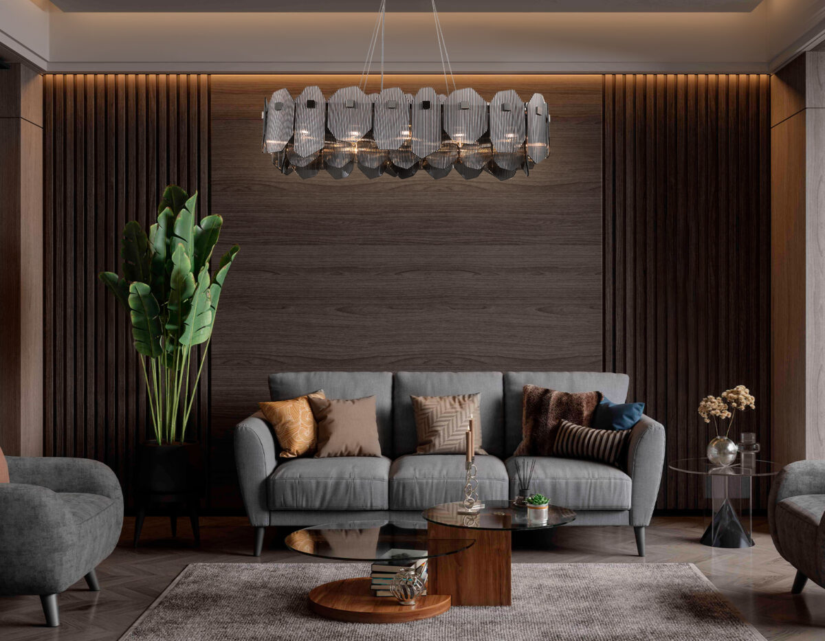 LH31205/12 SN/SM сатин никель/дымчатый E14*12 max 40W 1000*340*270 — изображение 8