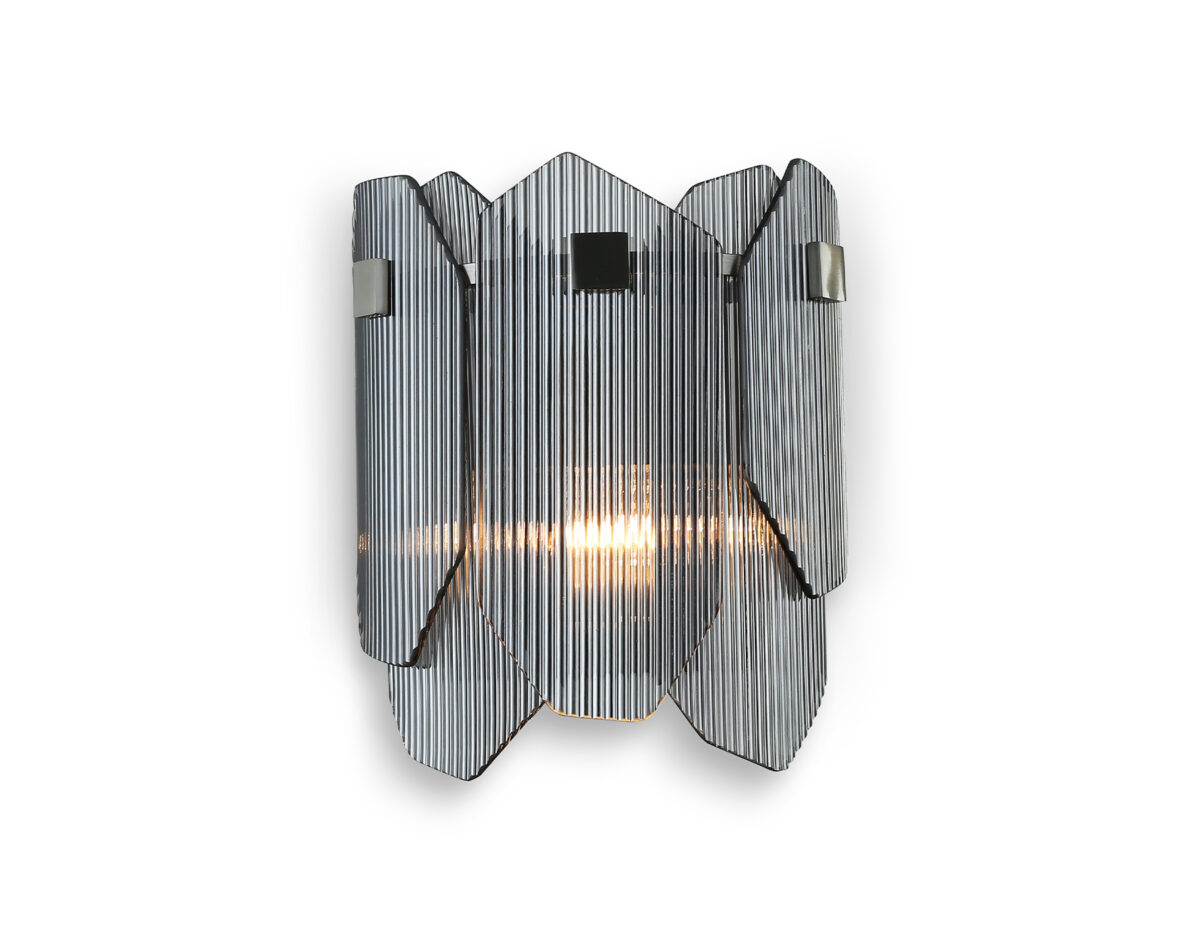 LH31207/2 SN/SM сатин никель/дымчатый E14*2 max 40W 220*150*270 — изображение 9