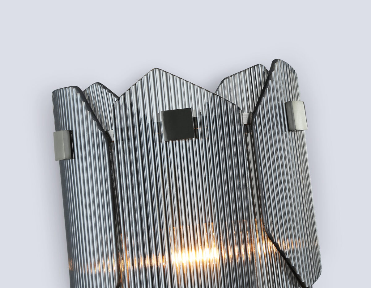 LH31207/2 SN/SM сатин никель/дымчатый E14*2 max 40W 220*150*270 — изображение 6