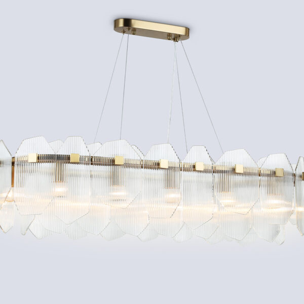 LH31255/12 BS/CL латунь/прозрачный E14*12 max 40W 1000*340*270