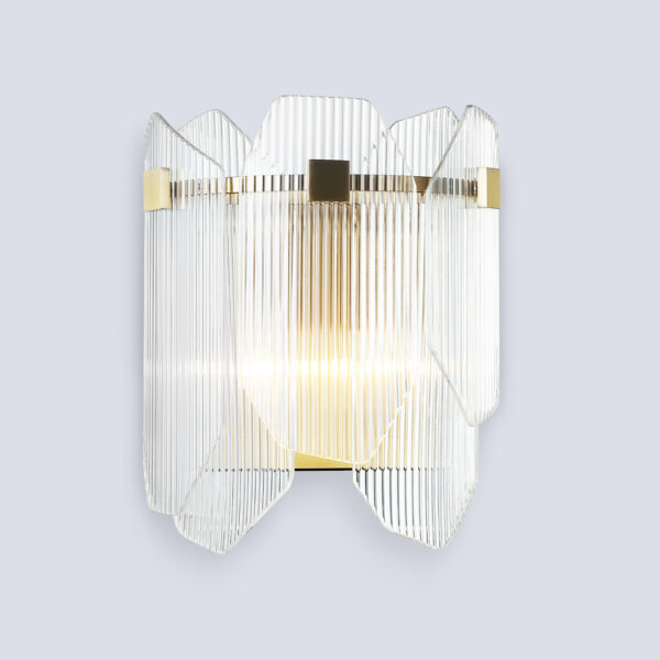 LH31257/2 BS/CL латунь/прозрачный E14*2 max 40W 220*150*270