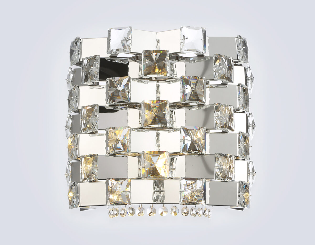 LH41012/2 CH/CL хром/прозрачный E14*2 max 40W 300*190*270 — изображение 1