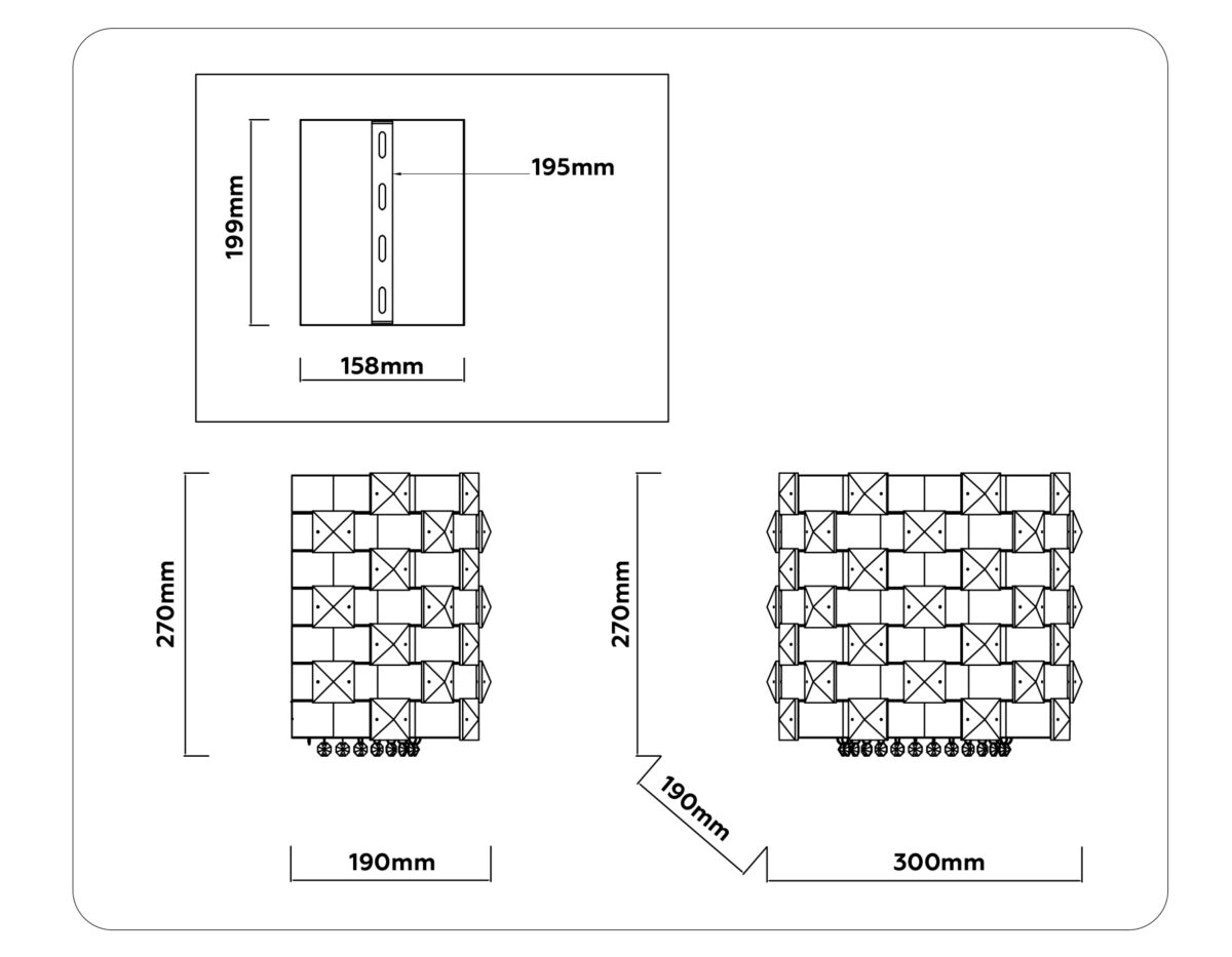 LH41012/2 CH/CL хром/прозрачный E14*2 max 40W 300*190*270 — изображение 6
