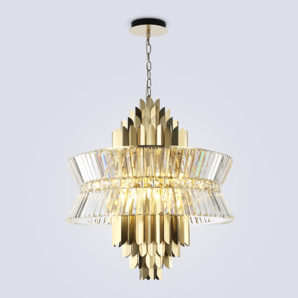 LH41023/18 BS/CL латунь/прозрачный E14*18 max 40W D700*750