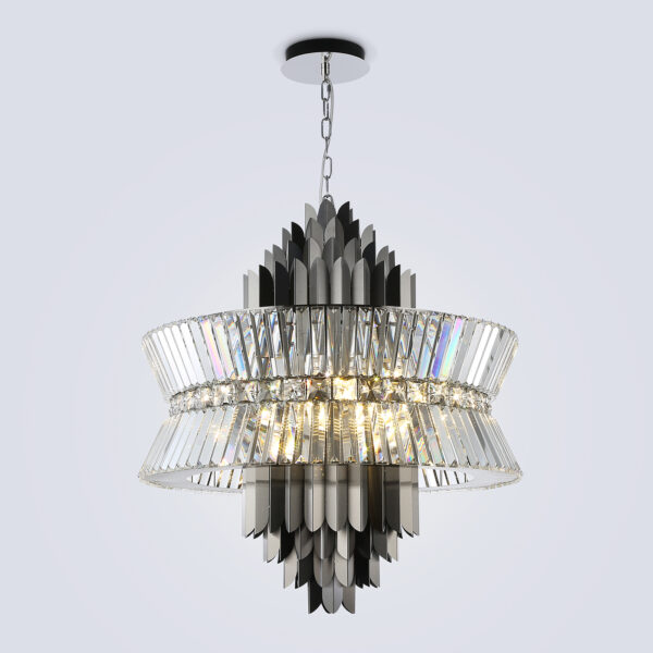 LH41026/18 BK/CL черный/прозрачный E14*18 max 40W D700*750