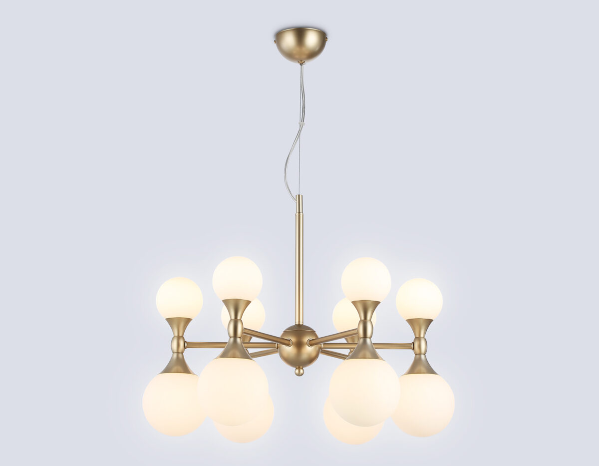 LH51050/12 GD/FR золото/белый матовый G9*12 max 28W D550*450 — изображение 1