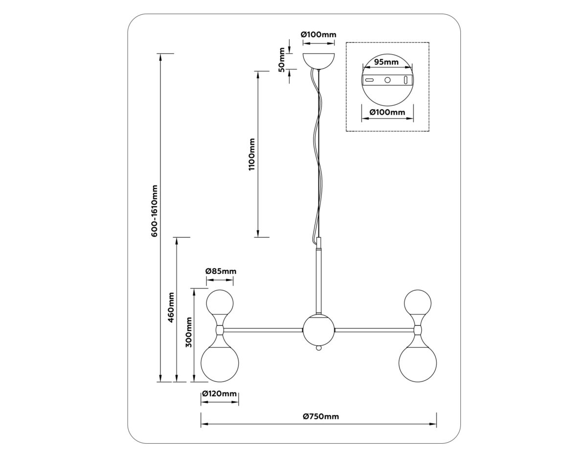 LH51051/20 GD/FR золото/белый матовый G9*20 max 28W D750*460 — изображение 6