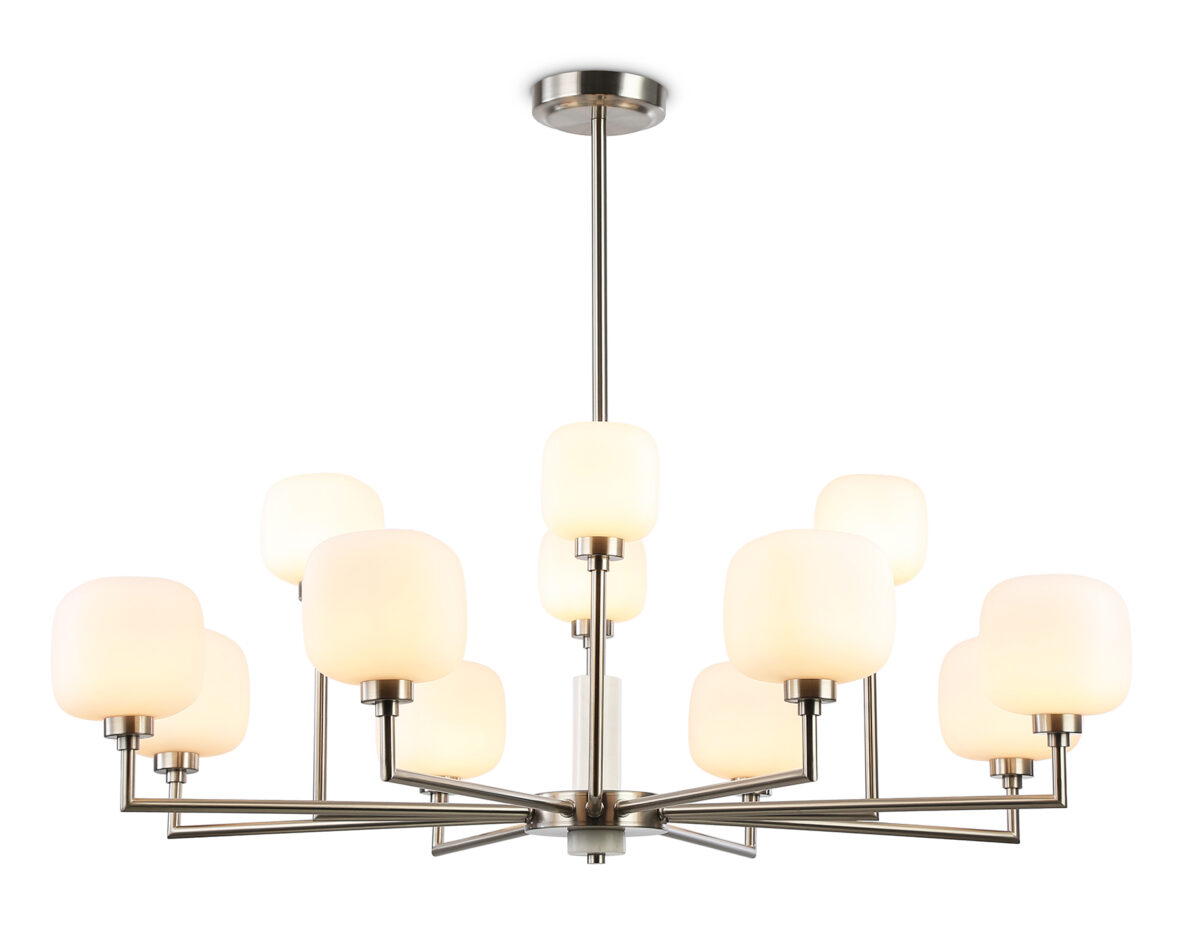 LH53005/12 SN/FR сатин никель/белый матовый G9*12 max 40W D910*680 — изображение 8