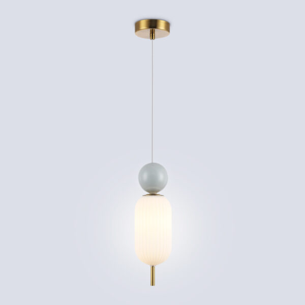 LH53101 BS/GR/FR латунь/серый/белый матовый G9 max 28W D100*330