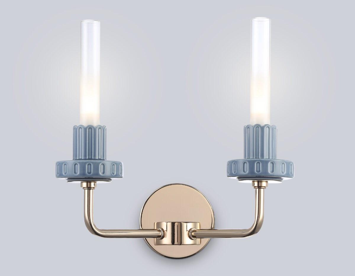 LH53130/2 GD/WH/GB золото/белый/серо-синий 4W 3000K 290*180*290 — изображение 1