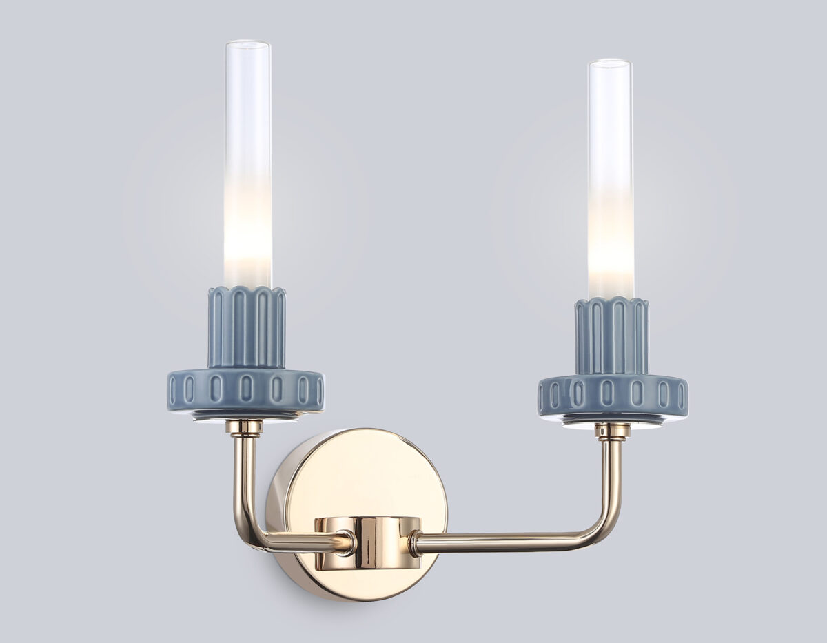 LH53130/2 GD/WH/GB золото/белый/серо-синий 4W 3000K 290*180*290 — изображение 3