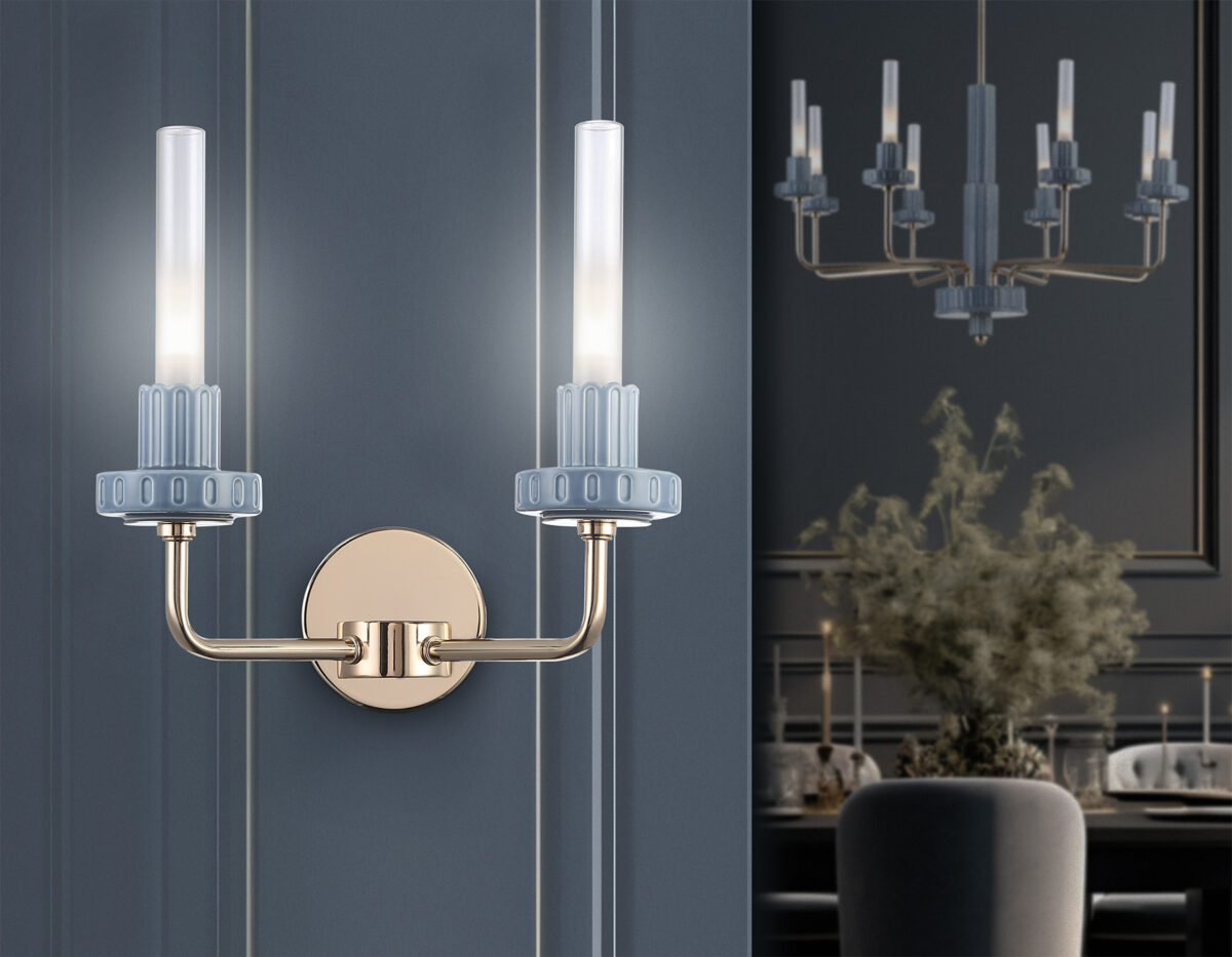 LH53130/2 GD/WH/GB золото/белый/серо-синий 4W 3000K 290*180*290 — изображение 6