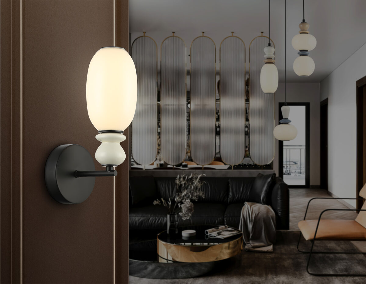 LH53148 BK/FR черный/белый 6W 3000K 100*165*310 — изображение 6