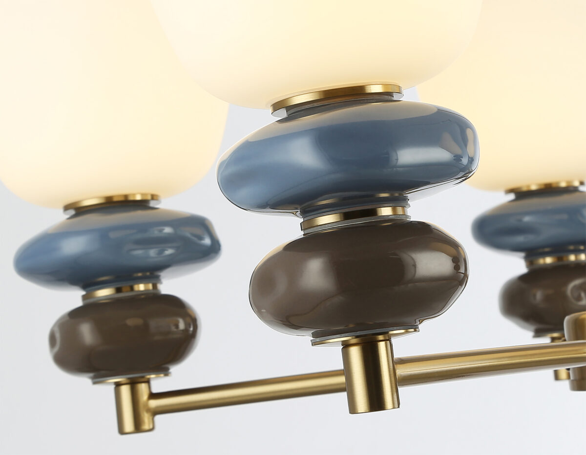 LH53164/5 SB/WH бронза/белый 40W 3000K D650*900 — изображение 5