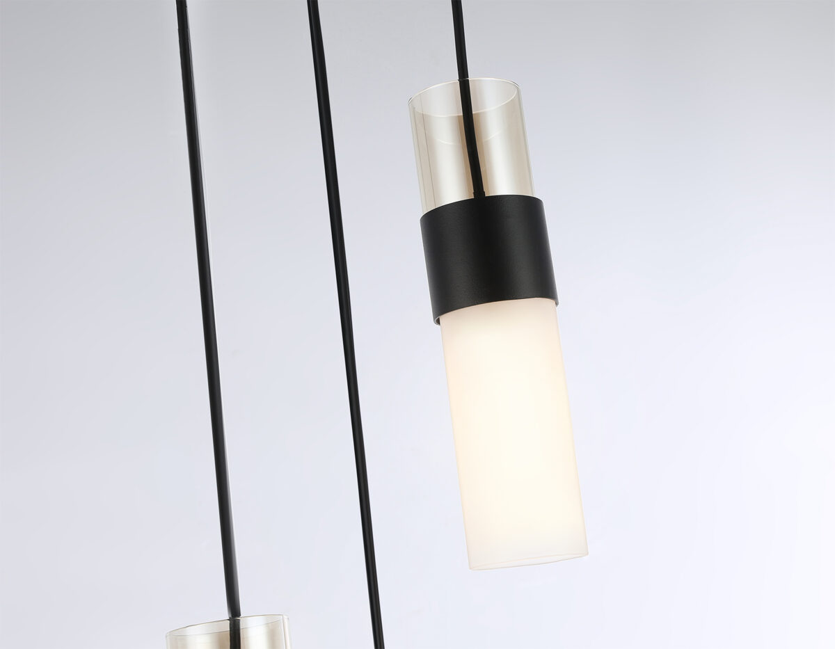 LH55102/3 BK/FR/TI черный/белый матовый/янтарь E14*3 max 40W D220*1200 — изображение 4