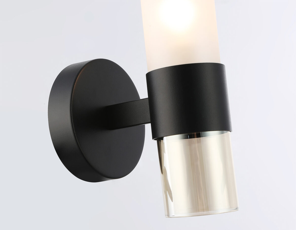 LH55106 BK/FR/TI черный/белый матовый/янтарь E14 max 40W 130*100*225 — изображение 5