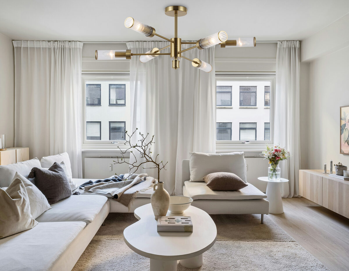 LH55161/6 BS/CL латунь/прозрачный E14/6 max 40W D830*330 — изображение 1