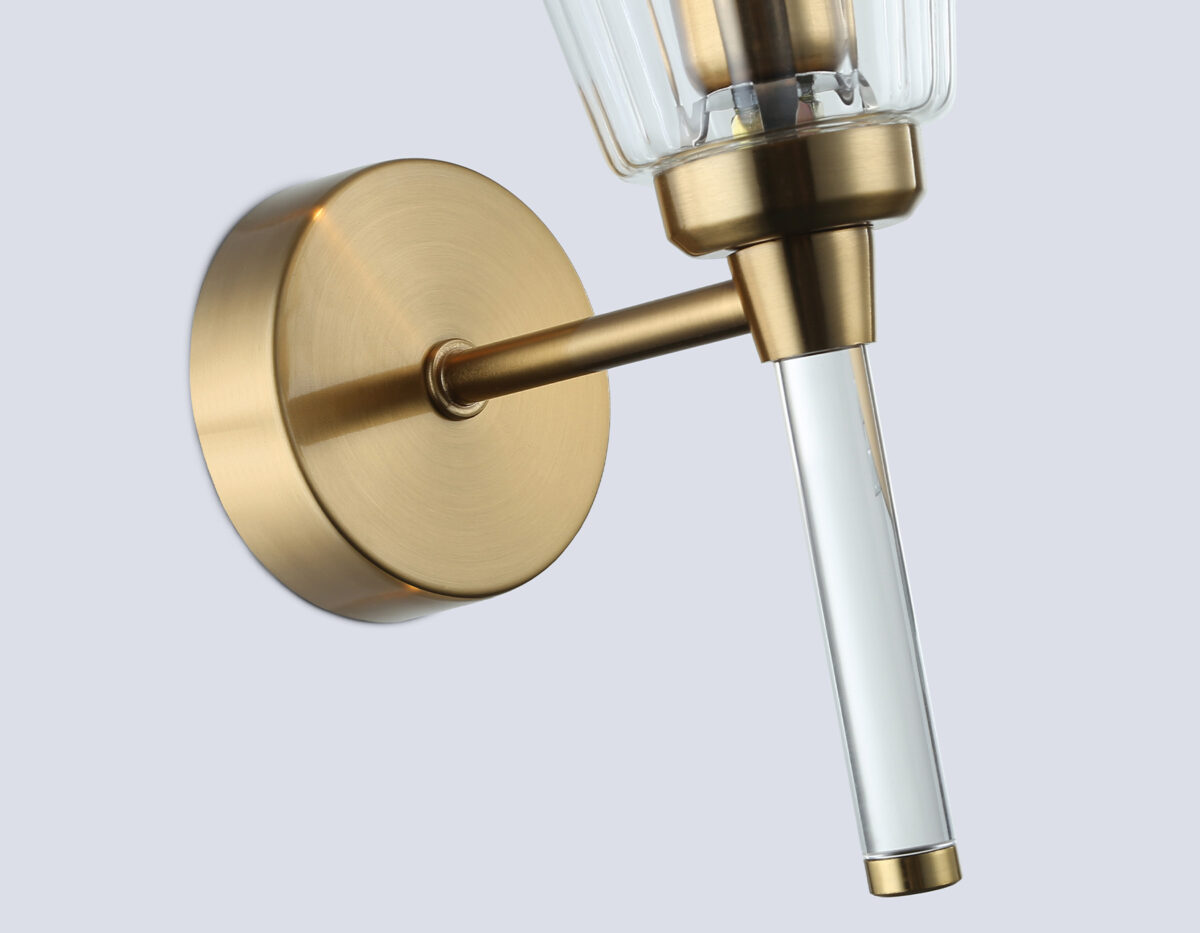 LH55204 BS/CL латунь/прозрачный E14 max 40W 150*80*280 — изображение 6