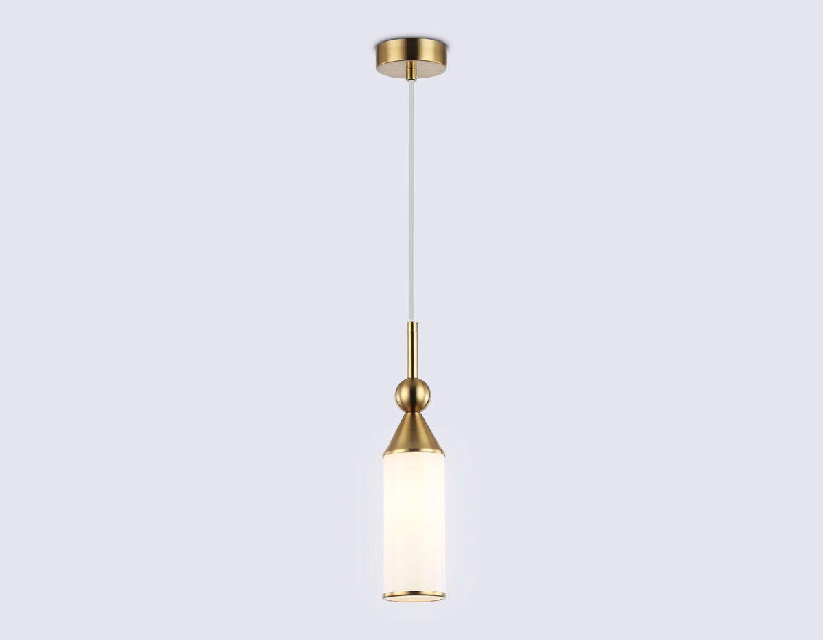 LH55271 BS/FR латунь/белый матовый E14 max 40W D65*1500 — изображение 1