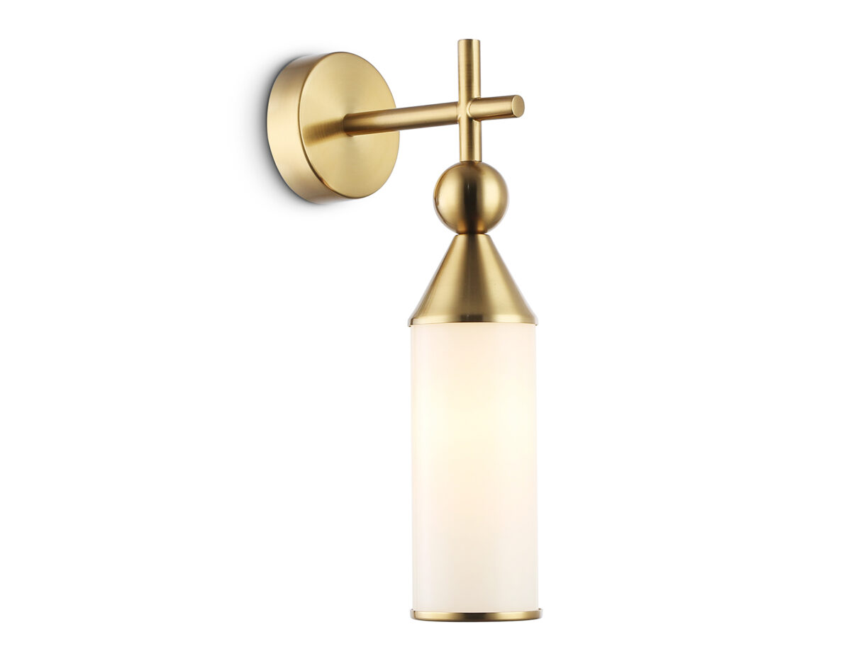 LH55280 BS/FR латунь/белый матовый E14 max 40W 140*80*310 — изображение 7