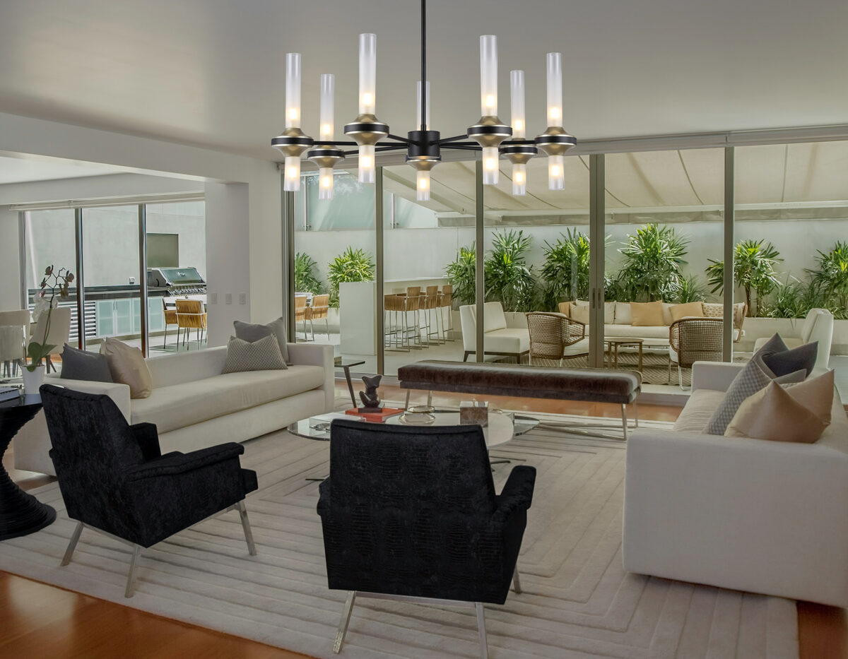 LH55353_inside LH55353/14 BK/CGD/CL черный/золото/прозрачный G9/14 max 30W D750*690 — изображение 1