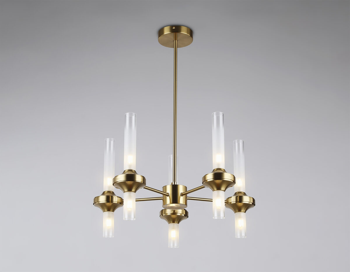 LH55358/10 BS/CL латунь/прозрачный G9/10 max 30W D550*690 — изображение 4