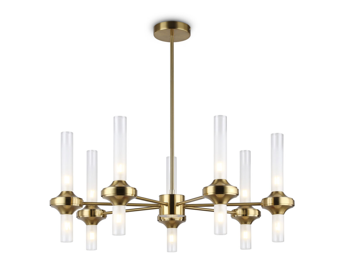 LH55360/14 BS/CL латунь/прозрачный G9/14 max 30W D750*690 — изображение 6