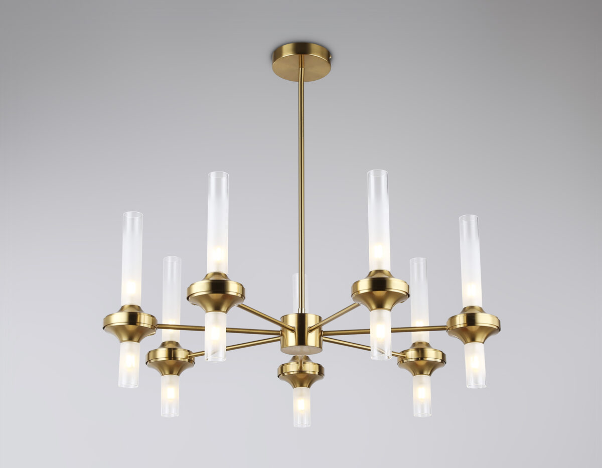 LH55360/14 BS/CL латунь/прозрачный G9/14 max 30W D750*690 — изображение 4