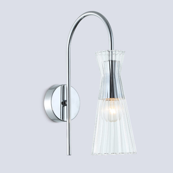 LH55655 СH/CL хром/прозрачный E14 max 40W 220*90*300